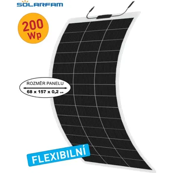 solární panel Flexibilní solární panel SOLARFARM 200Wp/12V