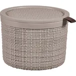 CURVER JUTE 2L Košík kulatý 17 x 17 x 13 cm, taupe 01903-382 free_store_pickup