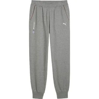 Pánské tepláky Puma BMW M MOTORSPORT ESSENTIALS+ PANTS FLEECE M Šedá, Bílá