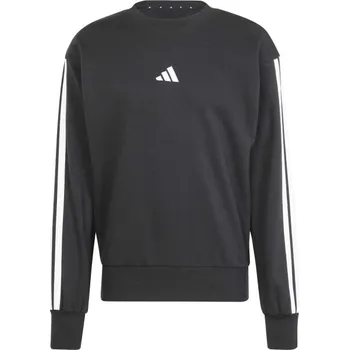 Pánská móda Pánská mikina adidas 3-STRIPES FT SWEET XL Černá, Bílá