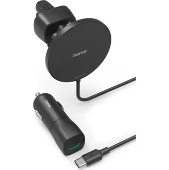 Držák na mobil Hama MagCharge Car FC15, MagSafe - černý