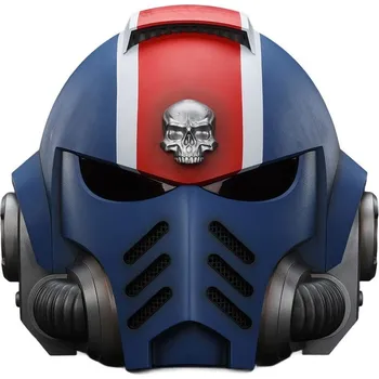 Karnevalový doplněk Helma Warhammer 40.000: Space Marine 2 - Ultramarines Lieutenant Titus replika 1:1