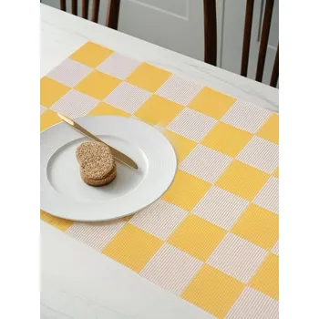 prostírání Sinsay - Stolní prostírání, sada 4 ks - žlutá - 007GO-11X - 007GO-11X-ONE