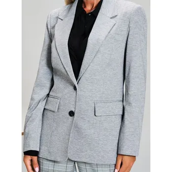 Dámské sako Sinsay - Jednořadé sako - šedá - 740FI-09M - 740FI-09M-S