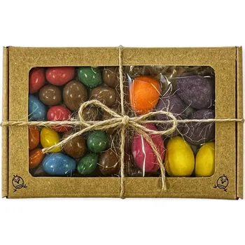 Nutworld.cz Dárková krabička 2x50g VELIKONOČNÍ průhledná