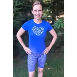 Kraťásky Modrotisk I - modrá Legíny - velikost: M/L