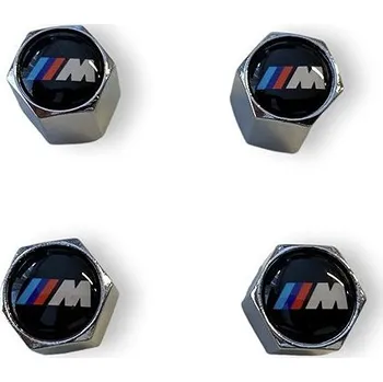 Tuning MJakes krytky ventilků ///M hranaté stříbrné pro vozy BMW