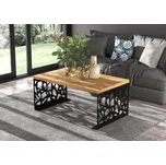 ADRK Konferenční stolek SEMARA B-A 100, dub artisan/černá