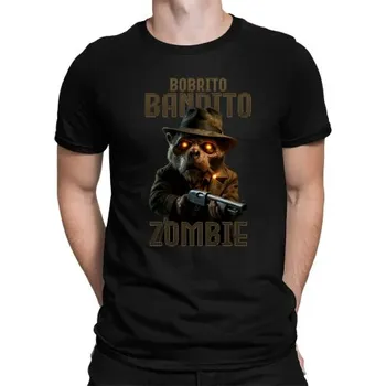 Žertovný předmět Bobrito Bandito Zombie - Italian Brainrot - bobr bandita - pánské tričko s potiskem- Tričkový.cz