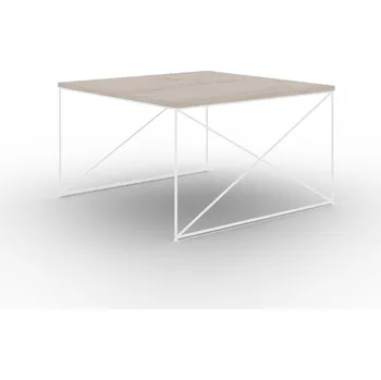 Konferenční stolek ADRK Konferenční stolek NELIA W-S 75, dub sonoma/bílá