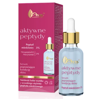 Pleťové sérum Ava Aktywne Peptydy sérum zlepšující stav pleti s peptidem mědi, 30 ml