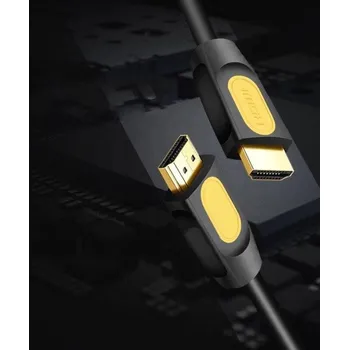 Video kabel Interlook HH-3-3M-Černá | HDMI kabel | Vysokorychlostní 4K @ 60 Hz UHD 3D Černý