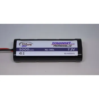 RC model Pohonná baterie NiMH 7,2V, 5000 mAh KS-RACING-PROFI pack - expresní doprava