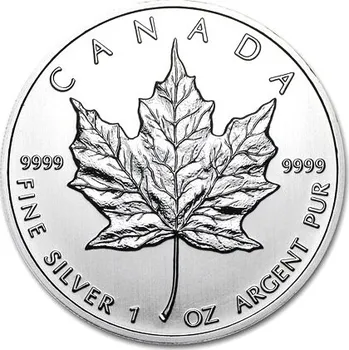 Royal Canadian Mint Stříbrná mince Canadian Maple Leaf 1 oz (2012)