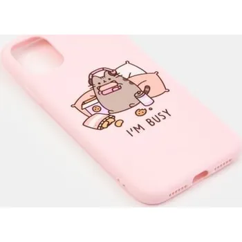 Pouzdro na mobilní telefon Sinsay - Obal na mobil iPhone 11/XR Pusheen the Cat - růžová - 096ET-30X - 096ET-30X-ONE