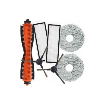 Sada příslušenství pro robotický vysavač Kartáčky, HEPA filtry pro vysavač XIAOMI Robot Vacuum X20 Pro EU s mopy a kartáč s břity na nitě, vlasy 7ks