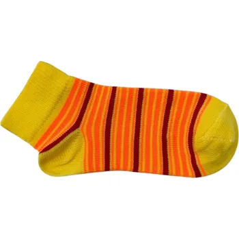 Dětské ponožky s lycrou nízké žluto oranžové, Velikost: 17 - 18 (25 - 27), Barva: Žluto - oranžová