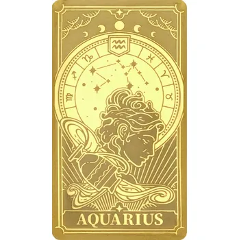 Zlatá mince Znamení zvěrokruhu - Vodnář Proof