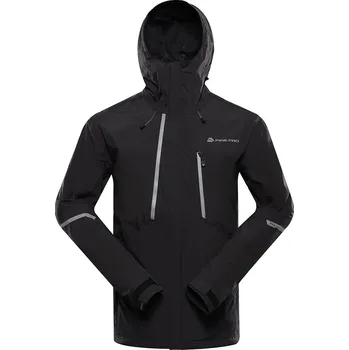 Pánská bunda Pánská nepromokavá bunda ALPINE PRO Norem 2 černá Velikost: XXXL