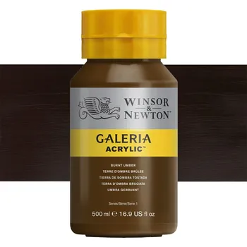 Výtvárné potřeby Akrylová barva Winsor & Newton 500ml - Burnt Umber