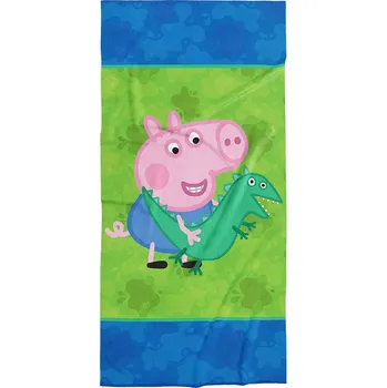 Dětská osuška Prasátko Pepina Tomík a pan Dinosaurus