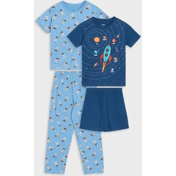 Sinsay - Dvoudílná pyžama – balení 2 kusů - indigo - 236EV-57X - 236EV-57X-98