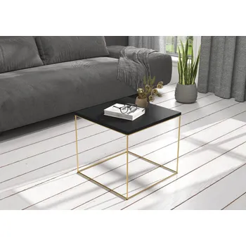 Konferenční stolek ADRK Konferenční stolek ELENA G-B 50, černá/zlatá