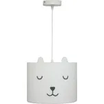 Atmosphera for kids Stropní lampa do dětského pokoje TOXEY, medvěd s ušima, Ø 28 cm
