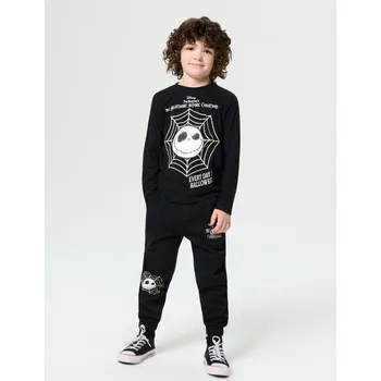 Chlapecké kalhoty Sinsay - Tepláky Nightmare Before Christmas - černá - 291FC-99X - 291FC-99X-98