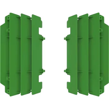 Chladič motoru POLISPORT kryty chladiče (mřížky-komplet ) KAWASAKI KX 250 05-07 barva zelená (POLISPORT kryty chladiče (mřížky-komplet ) KAWASAKI KX 250 05-07 barva zelená)