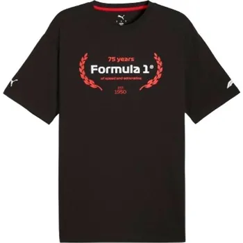 Pánské tričko Pánské triko Puma F1 ESSENTIALS GRAPHIC TEE M Černá, Bílá, Červená