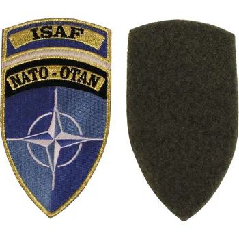 Nášivka ARMÁDNÍ ORIGINÁL AČR Nášivka na suchý zip NATO OTAN ISAF originál AČR Velcro