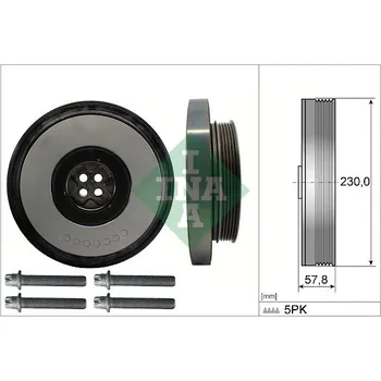 Rozvod motoru Sada řemenice klikové hřídele INA 544 0605 20