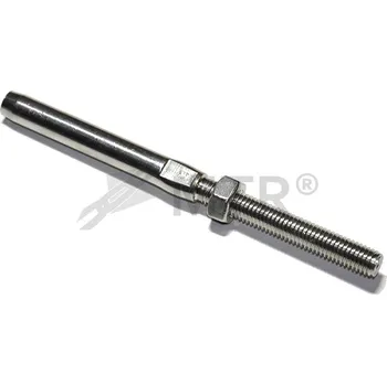 Vrut MTR Koncovka lisovací se závitem nerez A4 - pravý závit Varianta: Koncovka lisovací se závitem nerez A4 4mm/M6 nerez A4