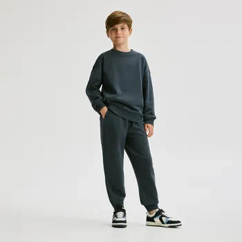 Chlapecká mikina Reserved - Bavlněná sada - tmavomodrá - 145FI-59X - 145FI-59X-170