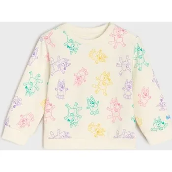 Chlapecká mikina Sinsay - Mikina s dlouhým rukávem Bluey - krémová - 121DG-01X - 121DG-01X-86