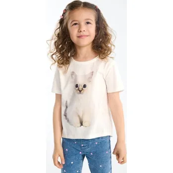 Dětská móda Sinsay - Tričko s potiskem - bílá - 596FV-00X - 596FV-00X-98