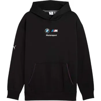 Pánská mikina Pánská mikina Puma BMW M MOTORSPORT ESSENTIALS+ HOODIE FLEECE XXL Černá, Bílá