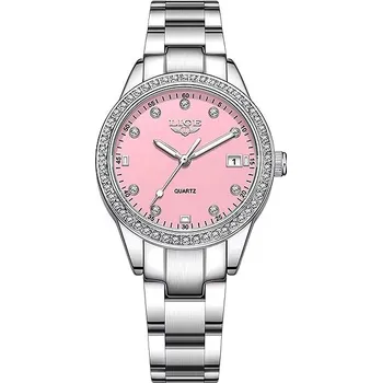 Hodinky LIGE Rubis růžové