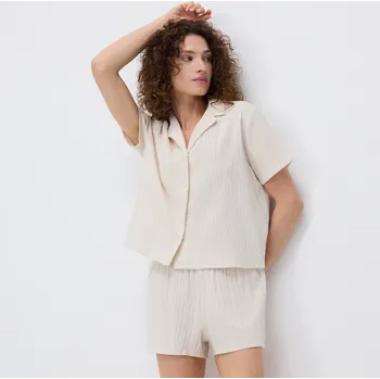 Reserved - Dvoudílné pyžamo - tělová - 184EY-02X - 184EY-02X-L