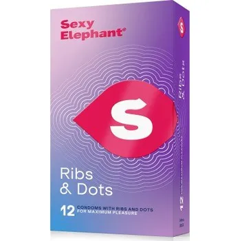 Kondom Sexy Elephant Kondomy s vroubky 12 ks