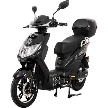 Elektrický skútr Elektroskútr RACCEWAY® E-FICHTL®, černý-lesklý, bez baterie