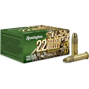 Sportovní střelba Remington Náboj kulový Remington, Golden Bullet HP, .22LR, 36GR (2,33g), poměděná HP, balení 225ks