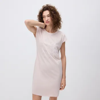 Dámská noční košile Reserved - Noční košile s potiskem - pastelově růžová - 027EY-03X - 027EY-03X-XXL