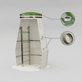 vodoměrná šachta Sineko Šachta na vrtanou studnu DOUBLEKON HARD