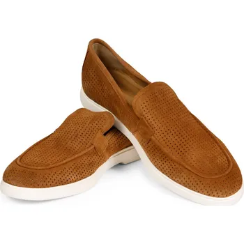 Pánské polobotky FERATT Mokasíny NEIL hnědé Velikost: 42