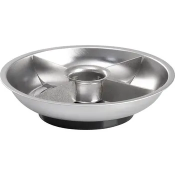 Miska, nádoba na šroubky, magnetická, nerez, 4 přihrádky, 148x25 mm