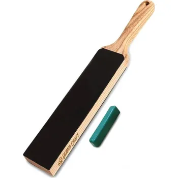 BeaverCraft Obtahovací řemen LS6 - Dual-sided leather strop for sharpening knives tools