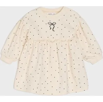 Dívčí oblečení Sinsay - Šaty - krémová - 0750T-01X - 0750T-01X-98