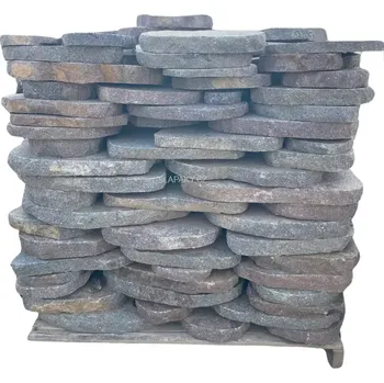 Venkovní dlažba Itálie Šlapák - nášlapné kameny PORFYR Grigio Rosa šedá